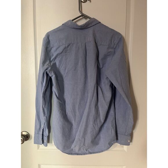 Goodthreads Men's Oxford Blue Button Down Size M - Picture 2 of 4